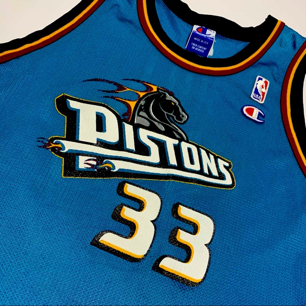 Detroit Pistons (Grant Hill) Champion Jersey